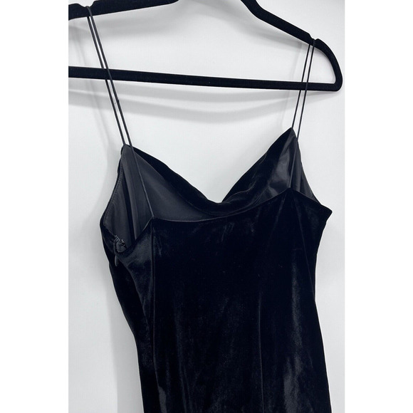 Cinq A Sept Ryder Black Velvet Mini Dress Women's Size 0 - Picture 6 of 15